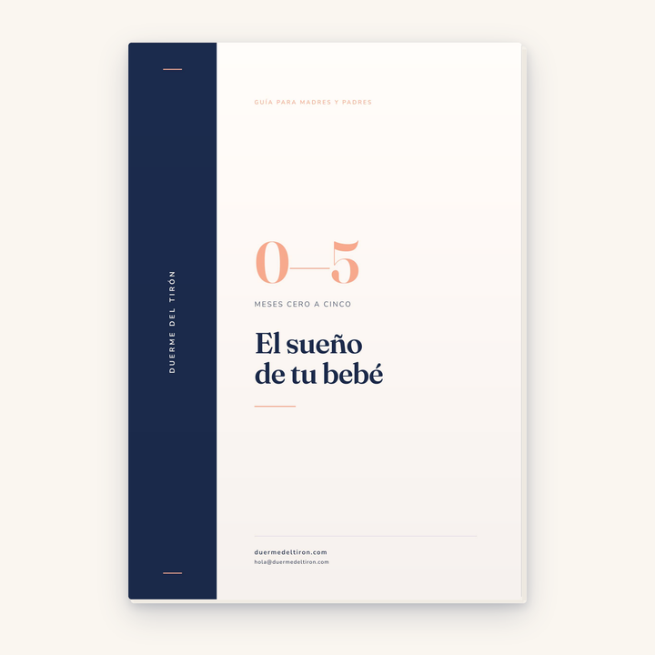 Guía del sueño para bebés de 0 a 5 meses, portada